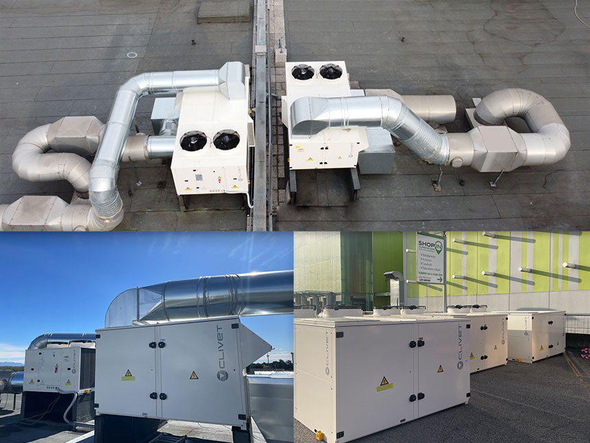 „Space Cerro Maggiore“ – „Rooftop“ sistem kompanije „Clivet“